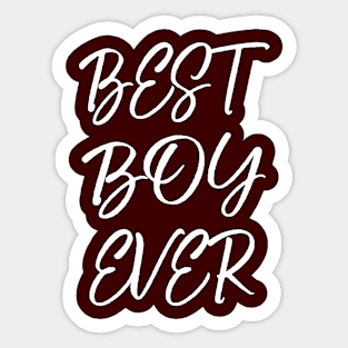 Best boy ever Sticker